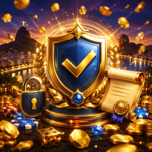 Selos de segurança e jogo responsável exibidos no site do 98G